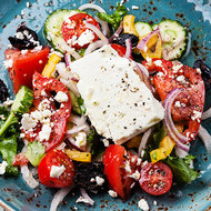 Greek Salad with Barrel-Aged Feta