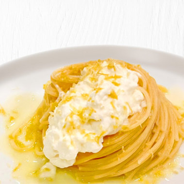 Lemon Pasta with Straccia- tella